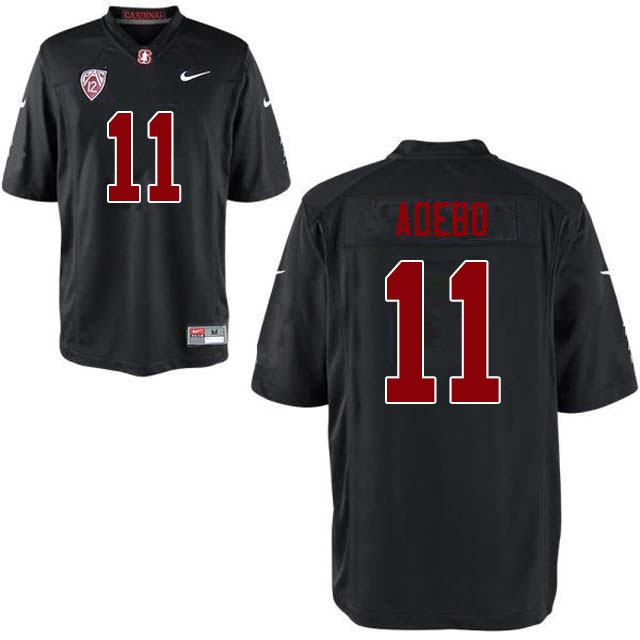 Men #11 Paulson Adebo Stanford Cardinal College Football Jerseys Sale-Black